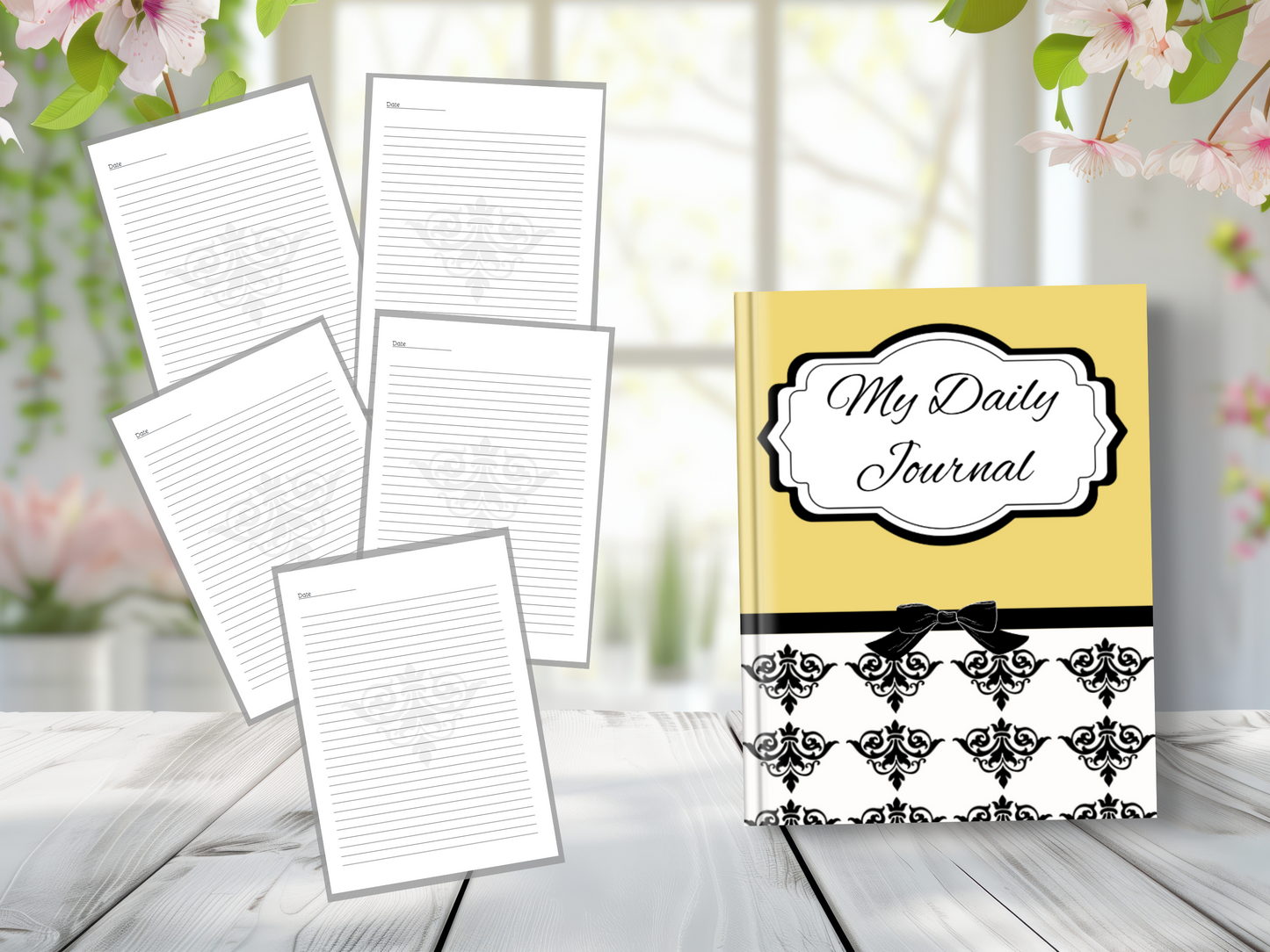Daily Journal | Self-Reflection & Mindfulness | Digital Download | 6 Color Varieties