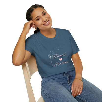 Spread Kindness Unisex Softstyle T-Shirt - Inspirational Gift for Any Occasion