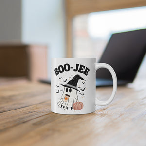 Halloween Ghost Mug, Fun Boo-Jee Design, Coffee Cup for Spooky Season, Cute Halloween Gift, Seasonal Drinkware, Fall Decor