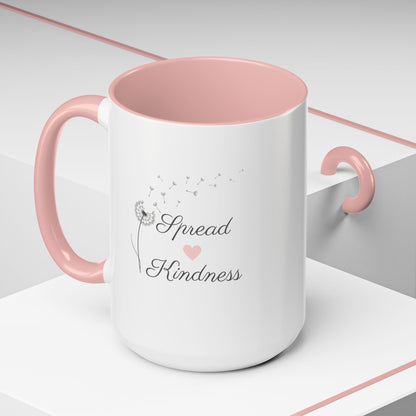 Inspirational Accent Coffee Mug - Spread Kindness