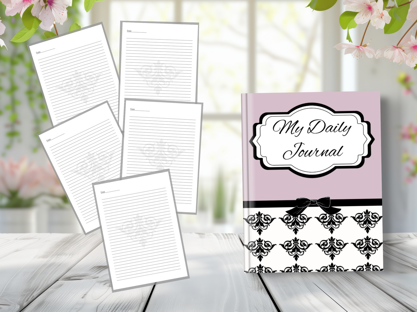 Daily Journal | Self-Reflection & Mindfulness | Digital Download | 6 Color Varieties