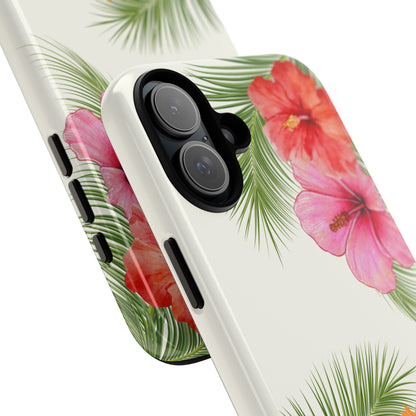 Tropical Flowers Phone Case - Tough Cases, Decorative Cell Phone Cover