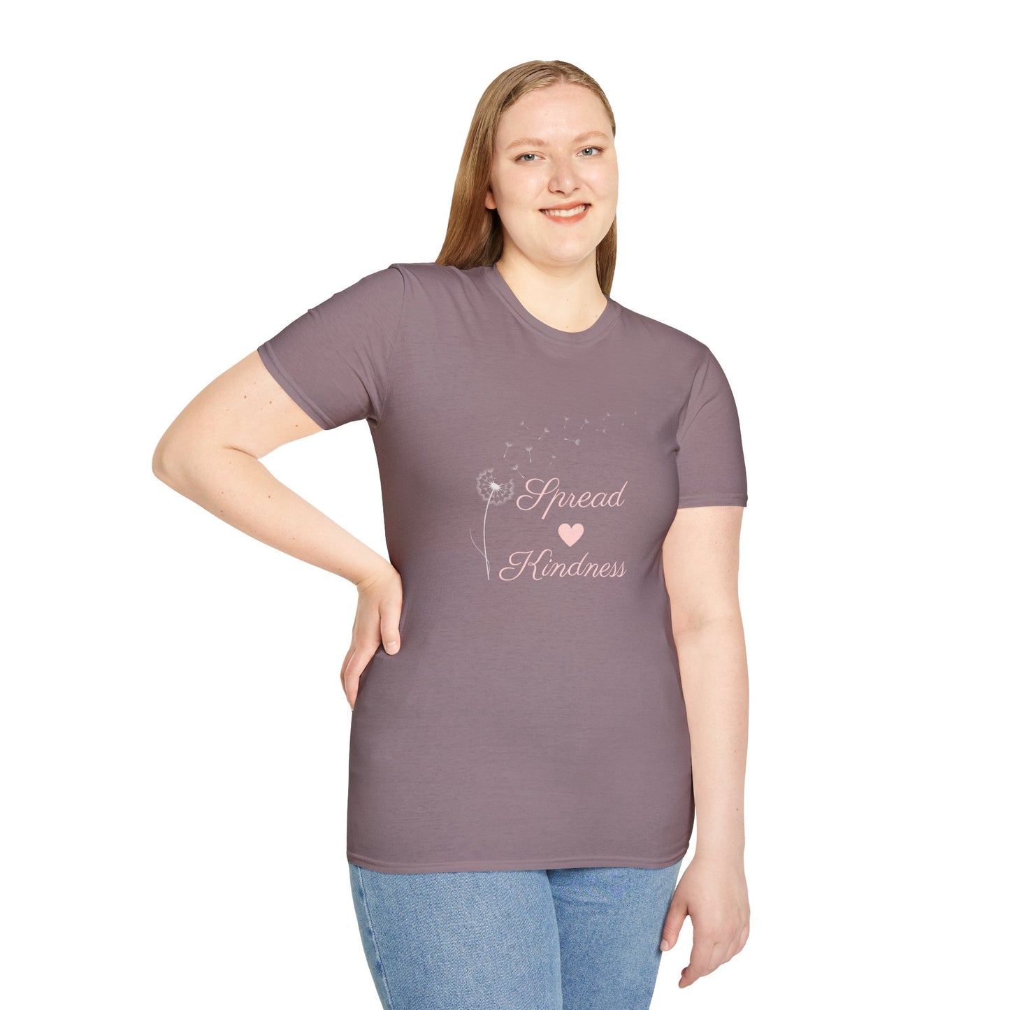 Spread Kindness Unisex Softstyle T-Shirt - Inspirational Gift for Any Occasion