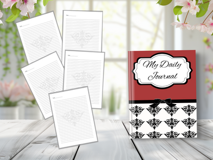 Daily Journal | Self-Reflection & Mindfulness | Digital Download | 6 Color Varieties