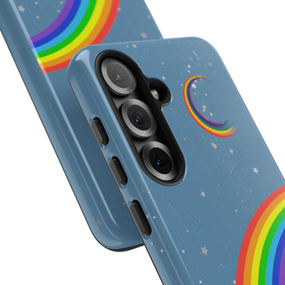 Rainbow Night Phone Case - Tough Cases, Decorative Cell Phone Cover