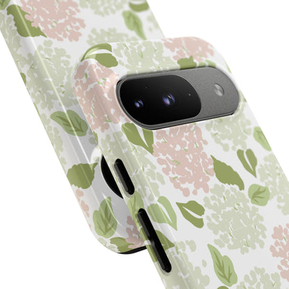 Green Floral Phone Case - Tough Cases, Decorative Cell Phone Cover