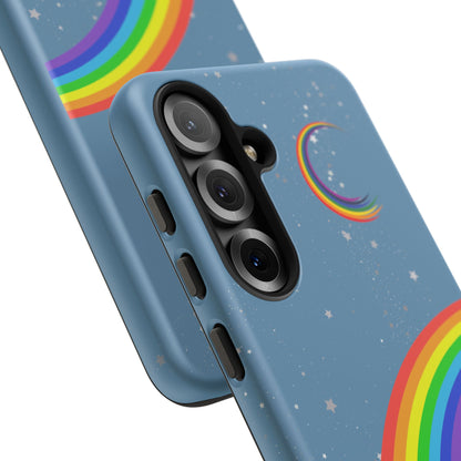 Rainbow Night Phone Case - Tough Cases, Decorative Cell Phone Cover