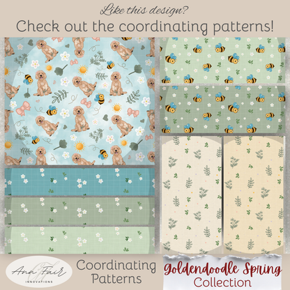 Spring Gingham Seamless Hand Drawn Digital Pattern | 300 DPI PNG | Instant Download