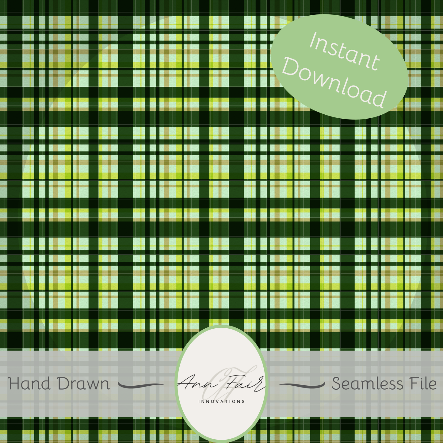 Lucky Clover Complete Collection Bundle Seamless Hand Drawn Digital Pattern | 300 DPI PNG | Instant Download