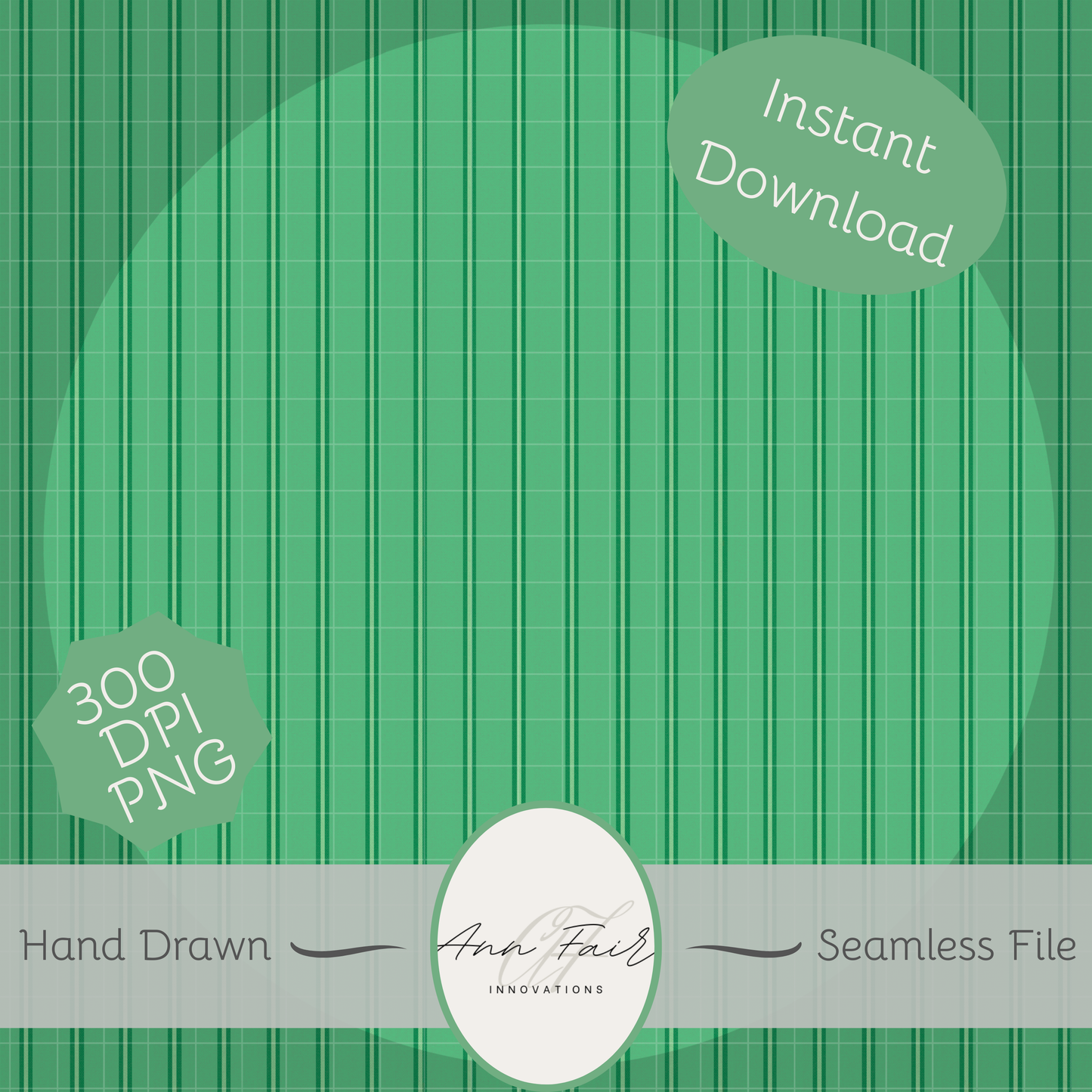 Clover Patch Complete Collection Bundle Seamless Hand Drawn Digital Pattern | 300 DPI PNG | Instant Download