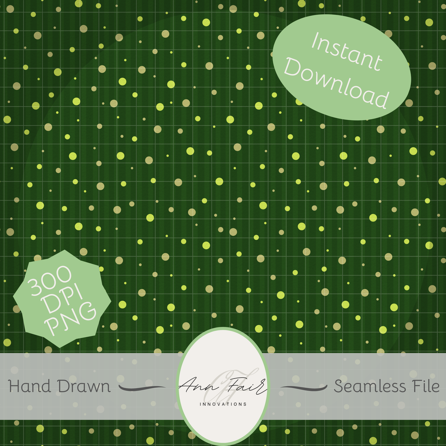 Lucky Clover Complete Collection Bundle Seamless Hand Drawn Digital Pattern | 300 DPI PNG | Instant Download