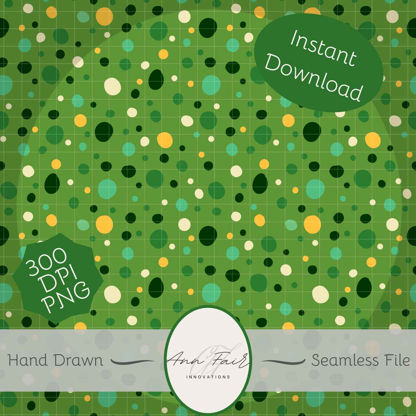 Leprechaun Dreams Complete Collection Bundle Seamless Hand Drawn Digital Pattern | 300 DPI PNG | Instant Download