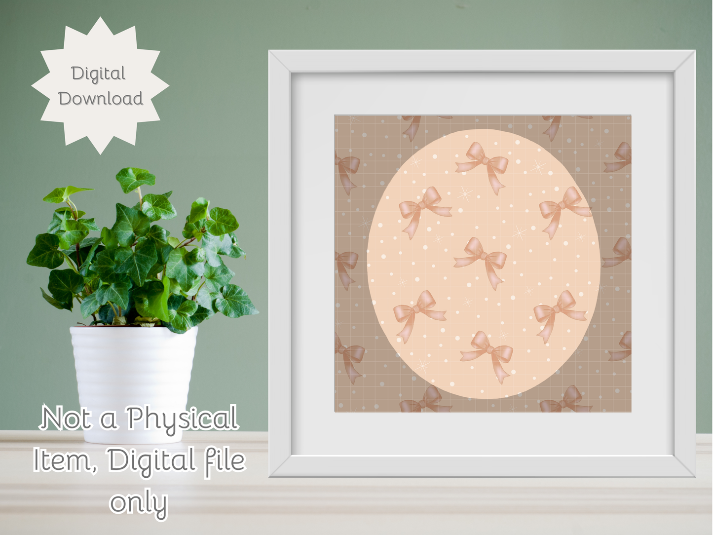 Pink bows and polka dots Coquette Seamless PNG 20oz Skinny Tumbler Wrap | Sublimation 300 DPI Straight Tumbler Wrap | PNG Digital Wrap Digital Download