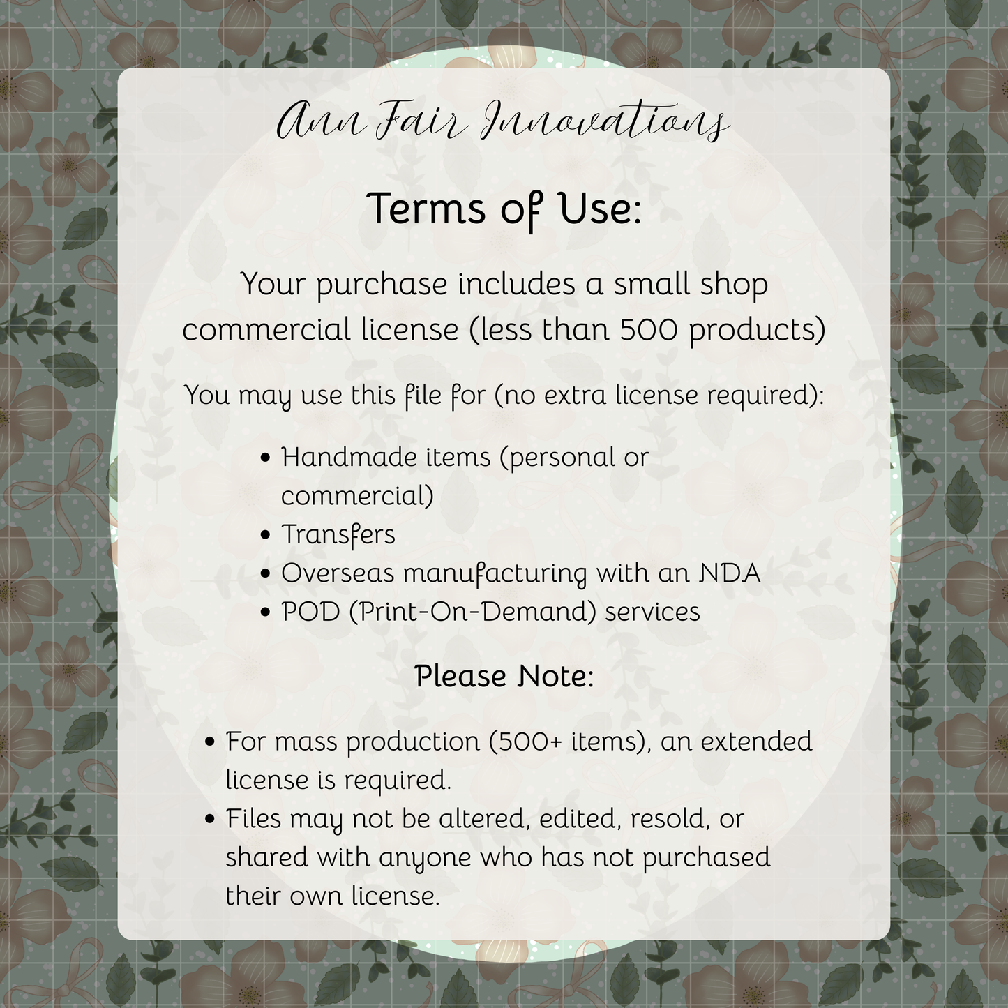 Blush Petal Garden Seamless Hand Drawn Digital Pattern | 300 DPI PNG | Instant Download