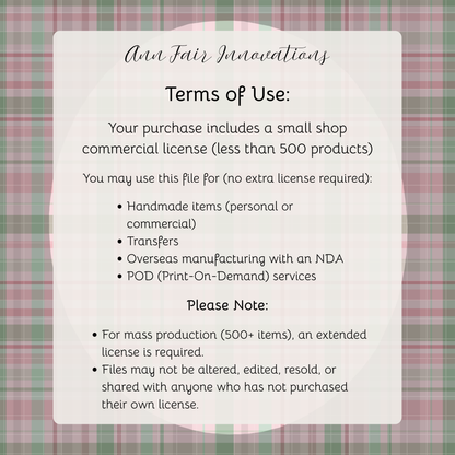 Coquette Plaid Seamless Hand Drawn Digital Pattern | 300 DPI PNG | Instant Download