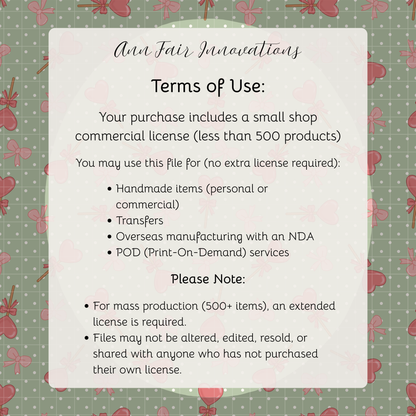 Lollipops and Bows Seamless Hand Drawn Digital Pattern | 300 DPI PNG | Instant Download