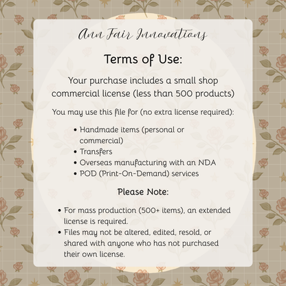 Roses and Stars Vintage Coquette Seamless Hand Drawn Digital Pattern | 300 DPI PNG | Instant Download