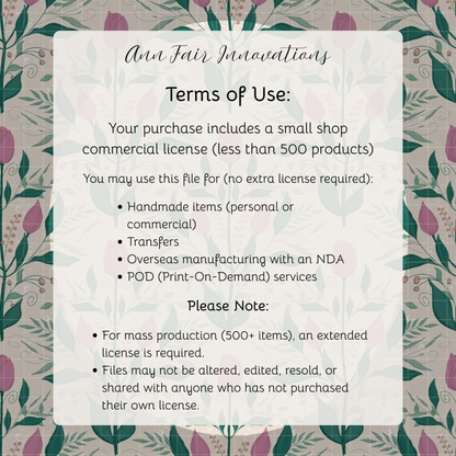 Tulips in Harmony Seamless Hand Drawn Digital seamless Pattern | 300 DPI PNG | Instant Download