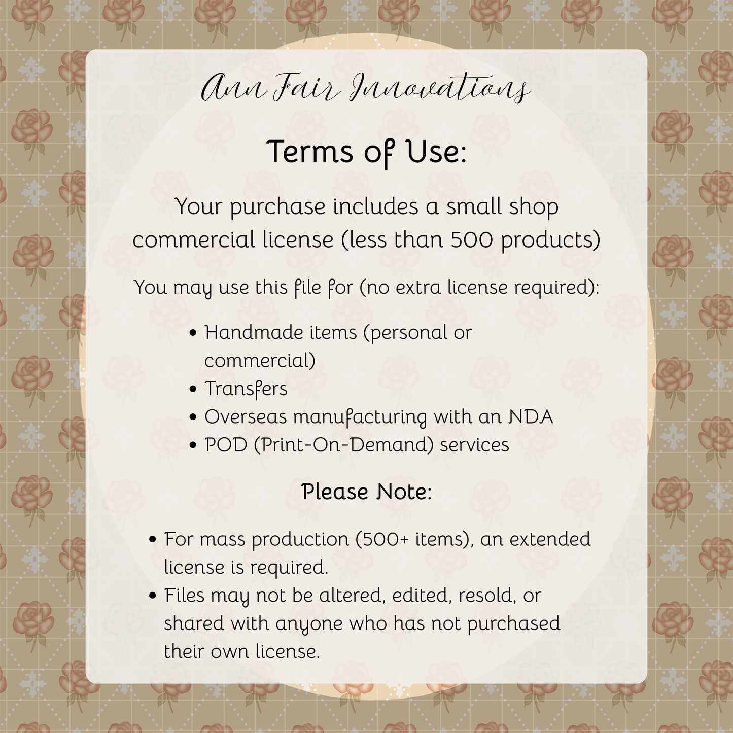 Rose Diamond Vintage Coquette Seamless Hand Drawn Digital Pattern | 300 DPI PNG | Instant Download