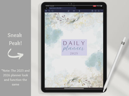 2026 Digital Planner | Hyperlinked | Bonus 2025 Planner and Digital Stickers
