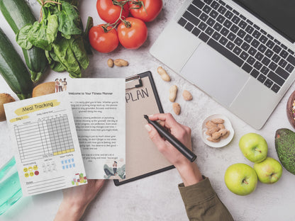 Digital Weight Loss & Fitness Planner | Progress Tracker, Meal Planner & Wellness Journal